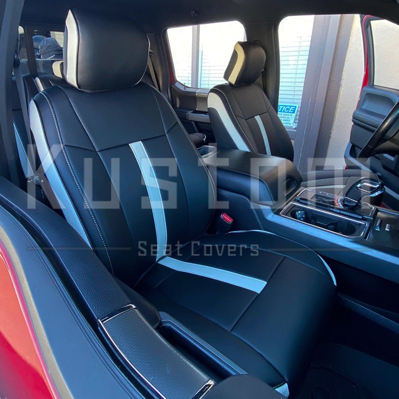 2015-20-ford-f-150-15-22-f-250-f-350-custom-interior-seat-coversPremium Artificial leather